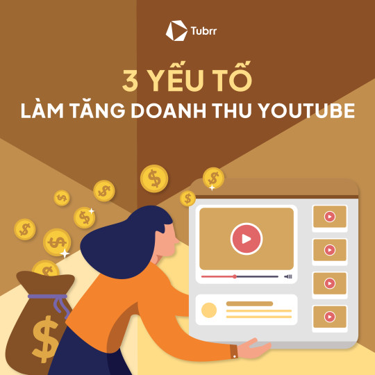 3 factors that help increase YouTube channel revenue