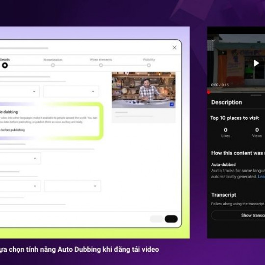 Phá bỏ rào cản ngôn ngữ với tính năng Auto Dubbing trên YouTube