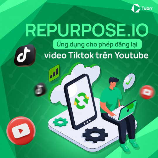 YouTube hợp tác với Repurpose.io cho phép đăng lại video từ TikTok
