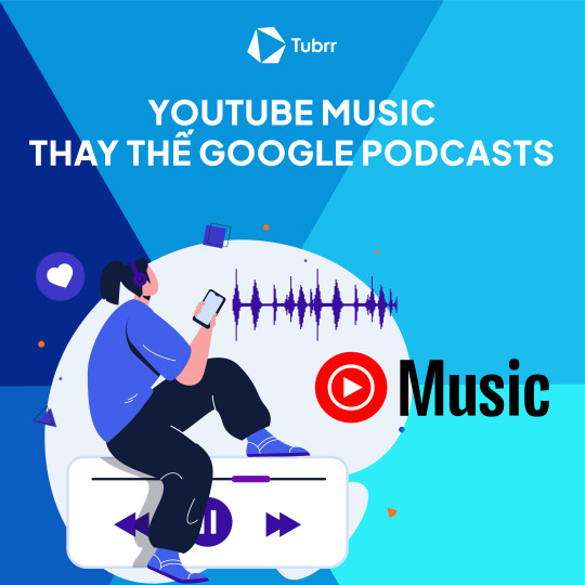 YouTube Music thay thế Google Podcasts tiếp cận tất cả các chương trình và người dùng